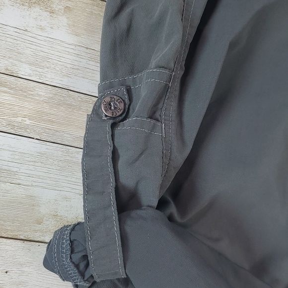 Kuhl Forester‎ Convertible Zip-Off Full-Length to Capri Pants Size 6 Gray/Green - Picture 8 of 14